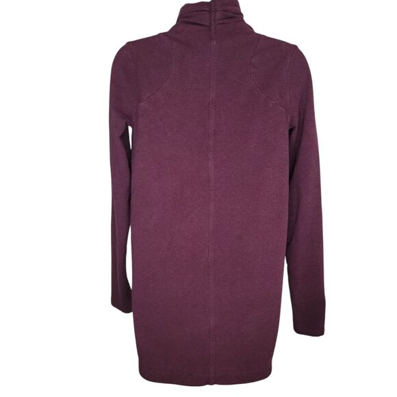 Lululemon Thats A Wrap Cardigan Jacket Bordeaux Purple Womens Sz 4 Activewear - Picture 2 of 6
